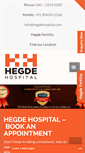 Mobile Screenshot of hegdehospital.com